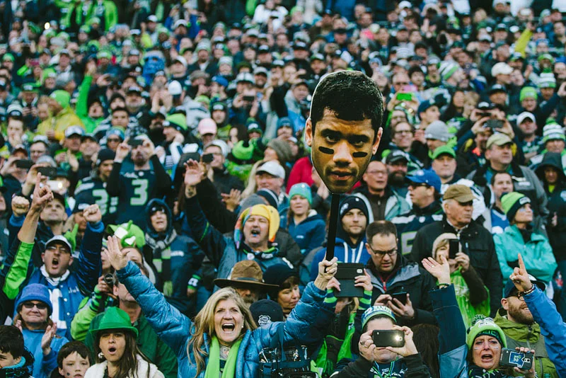 Seattle Seahawks sports photography - Mike Fiechtner Photography