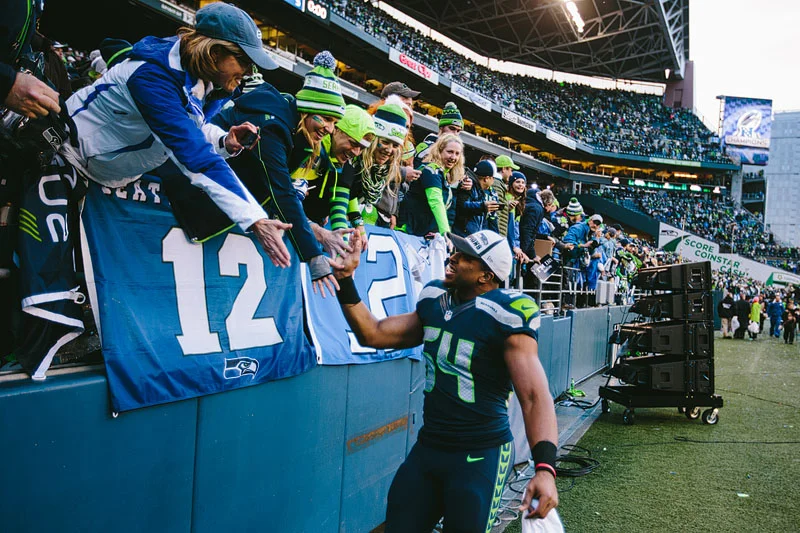 Seattle Seahawks sports photography - Mike Fiechtner Photography