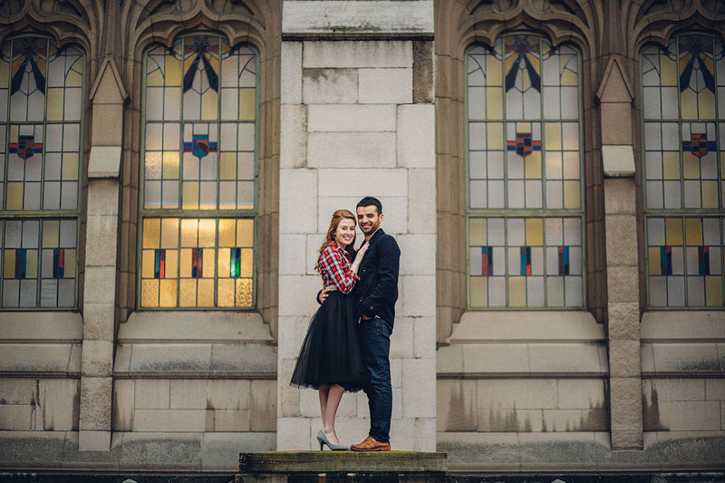 University of Washington Seattle engagement photography - Mike F