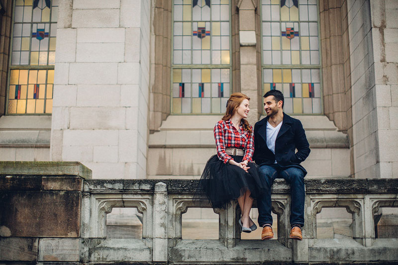 University of Washington Seattle engagement photography - Mike F