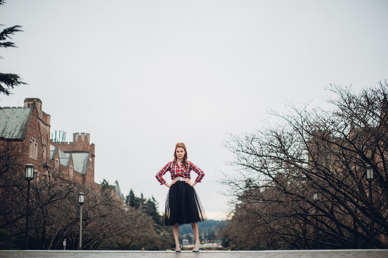 University of Washington Seattle engagement photography - Mike F