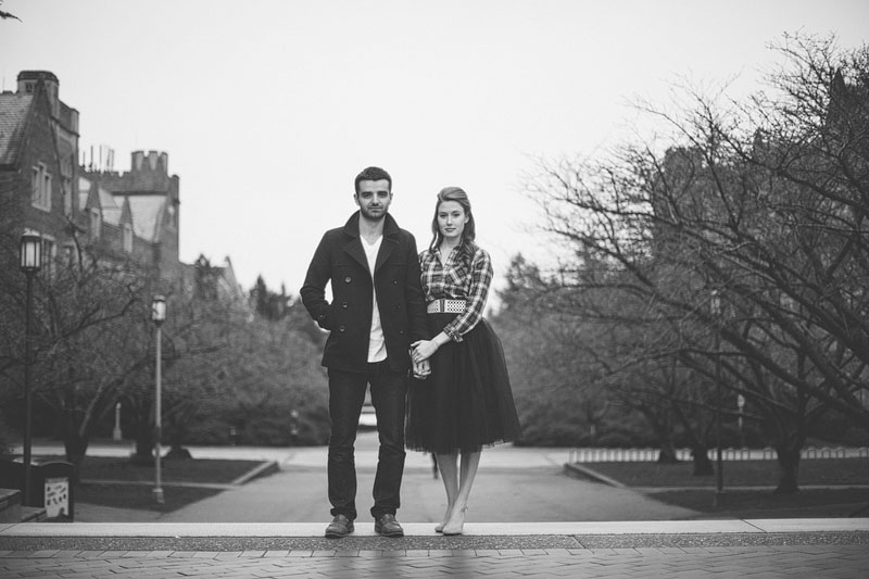 University of Washington Seattle engagement photography - Mike F