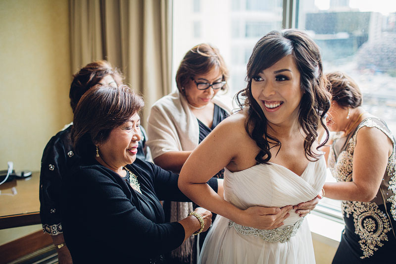 Pan Pacific Seattle wedding photography