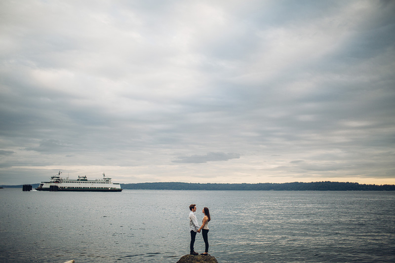Seattle engagement photography at Lincoln Park