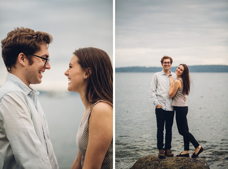 Seattle engagement photography at Lincoln Park