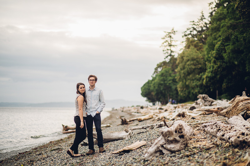 Seattle engagement photography at Lincoln Park