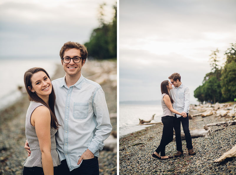 Seattle engagement photography at Lincoln Park