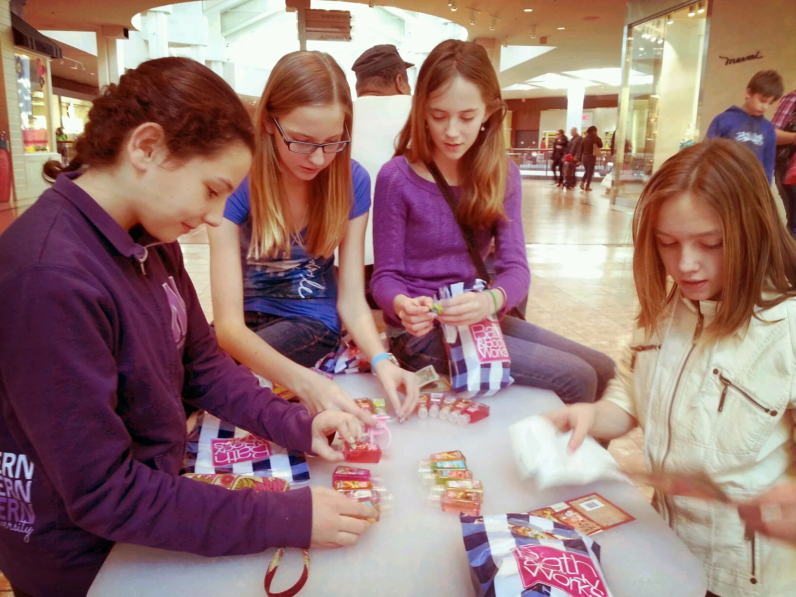 Sorting purchases