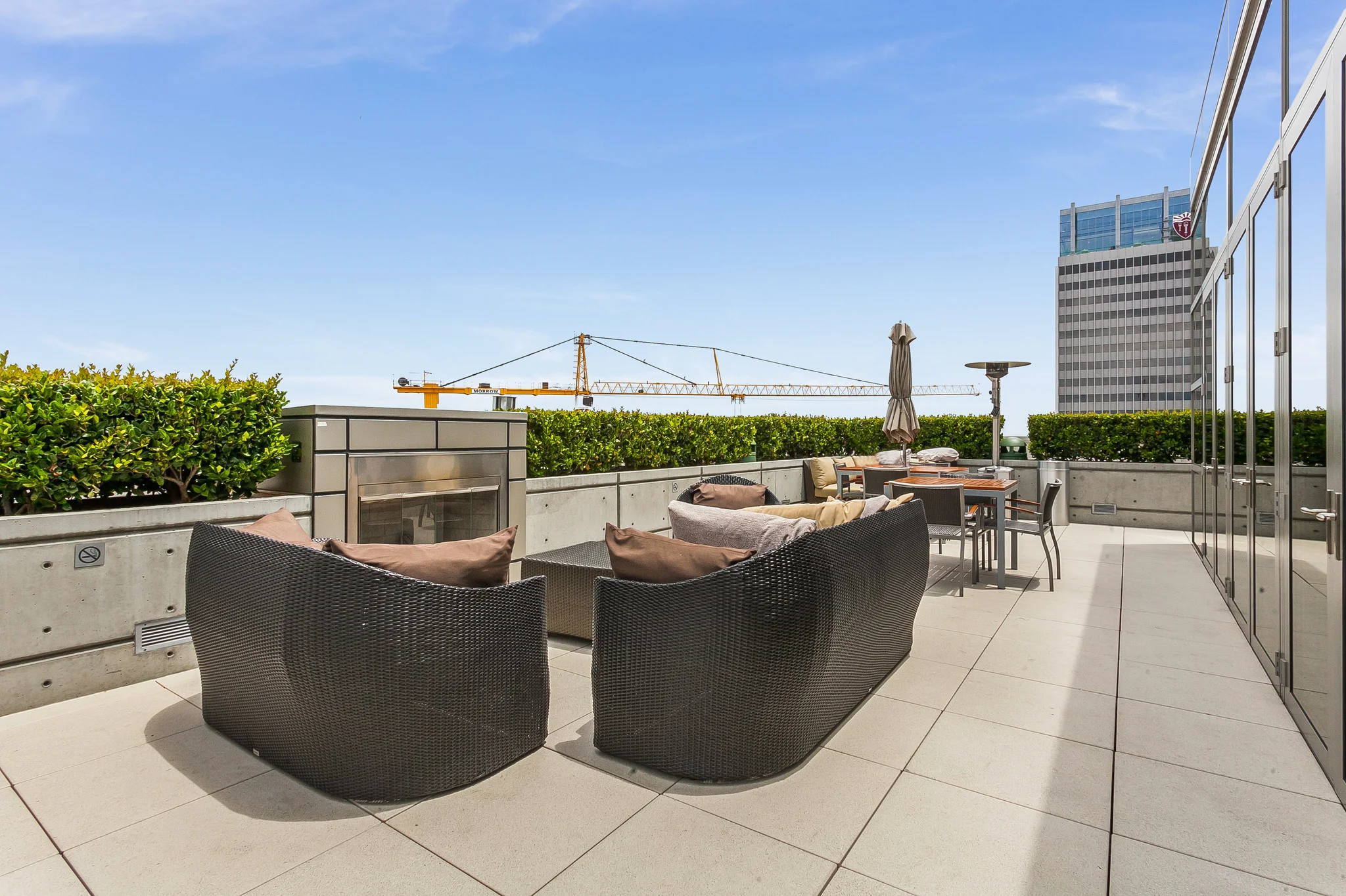 rooftop patio
