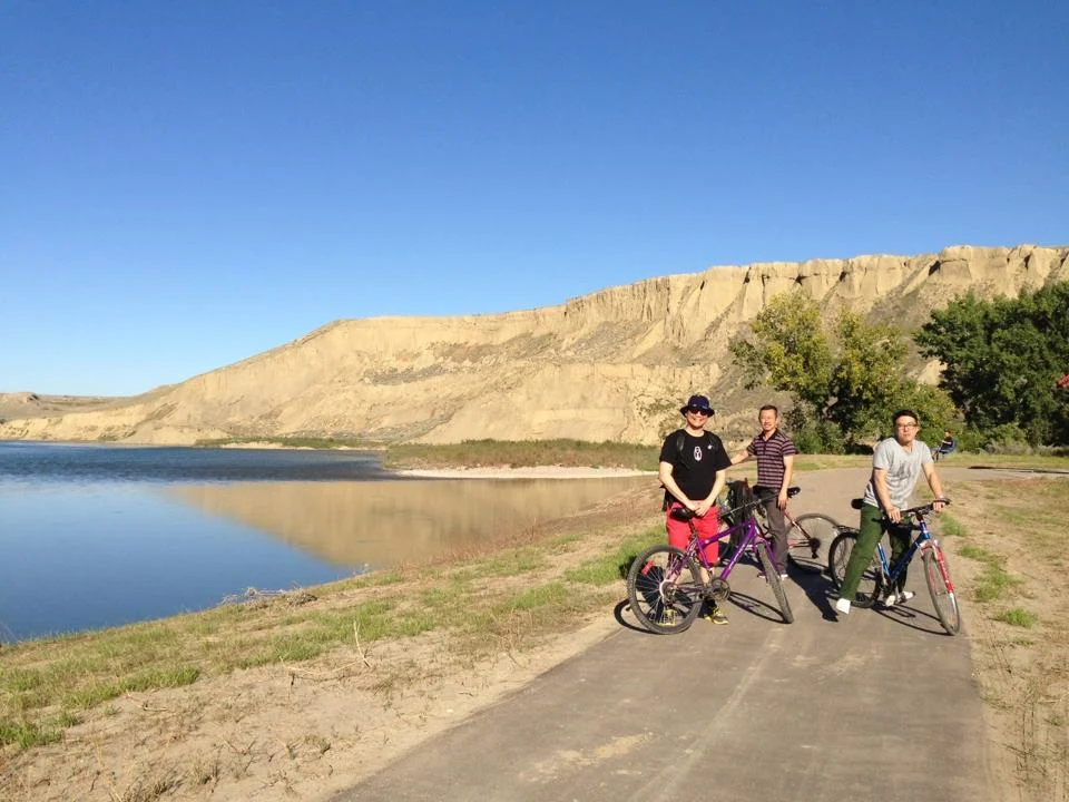 Bike riding day.