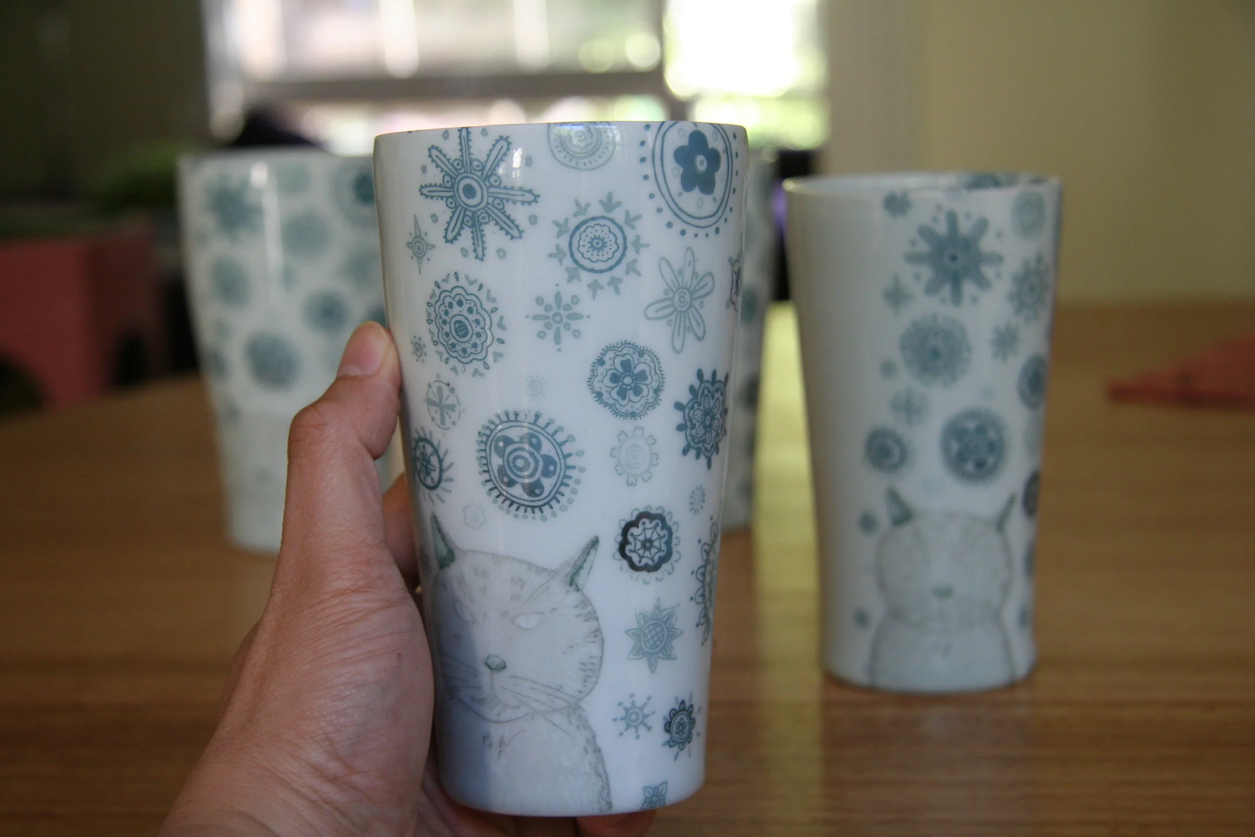 Cat Cup by Vipoo Srivilasa