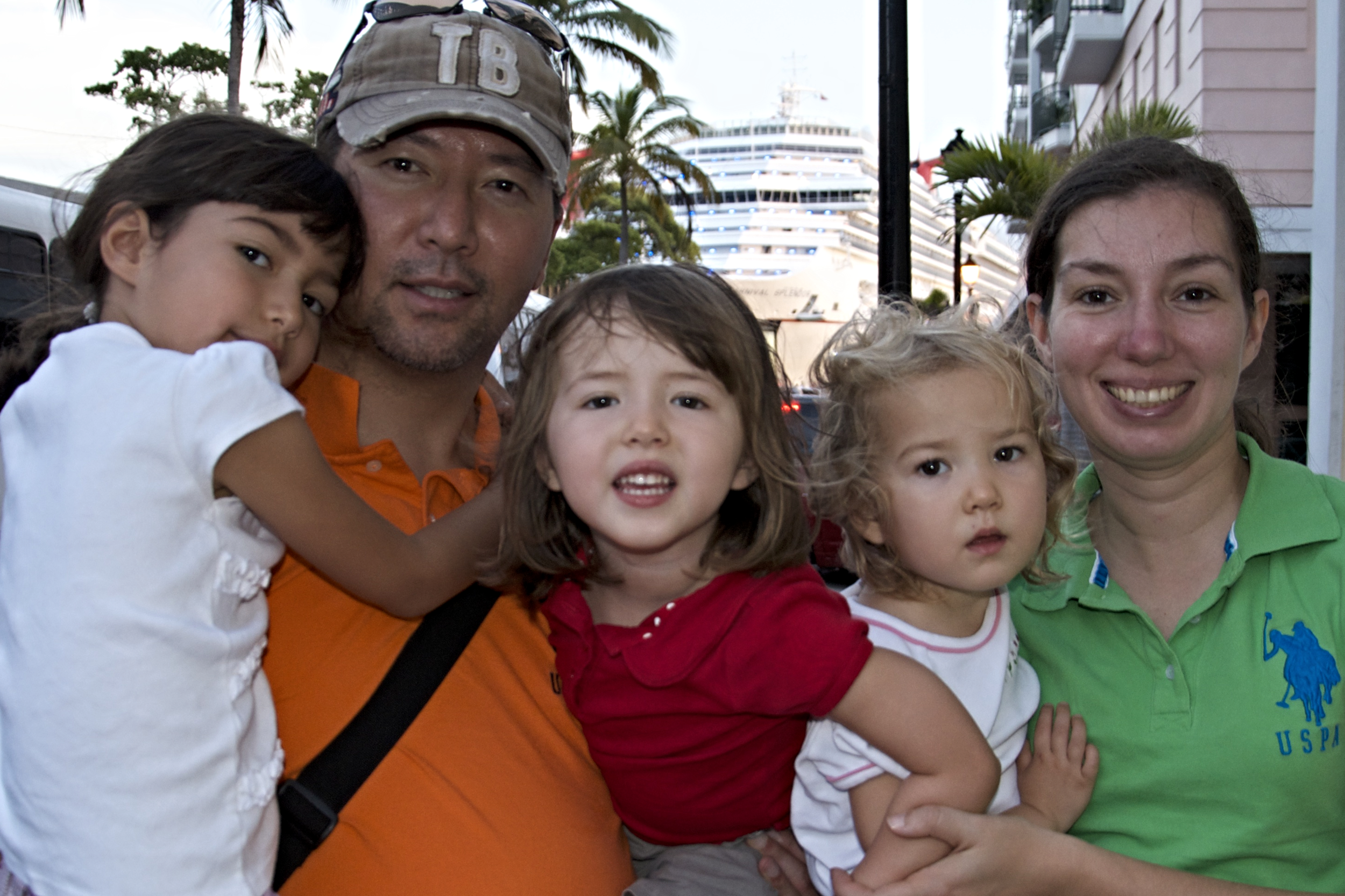 Pastor Jiwan Moon, his wife Jessica, and their daughters
