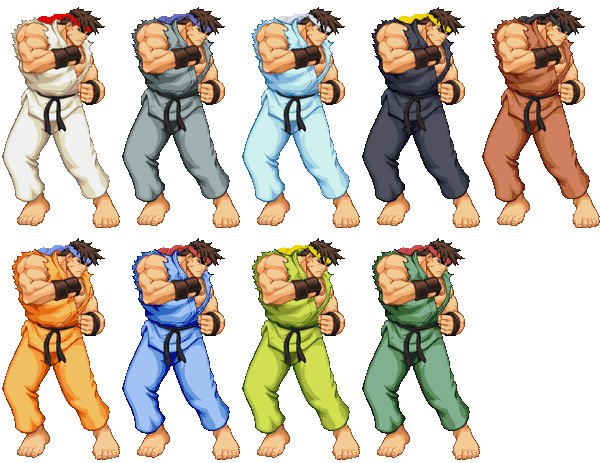 Super Street Fighter II Turbo: HD Remix - Character Sprites Gallery