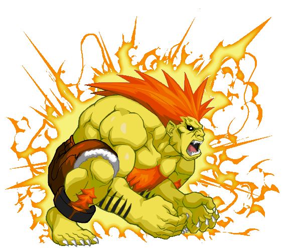 Blanka artwork #1, Street Fighter Alpha