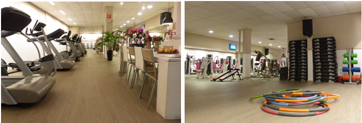 Het interieur van Women Sports Only Schoonhoven