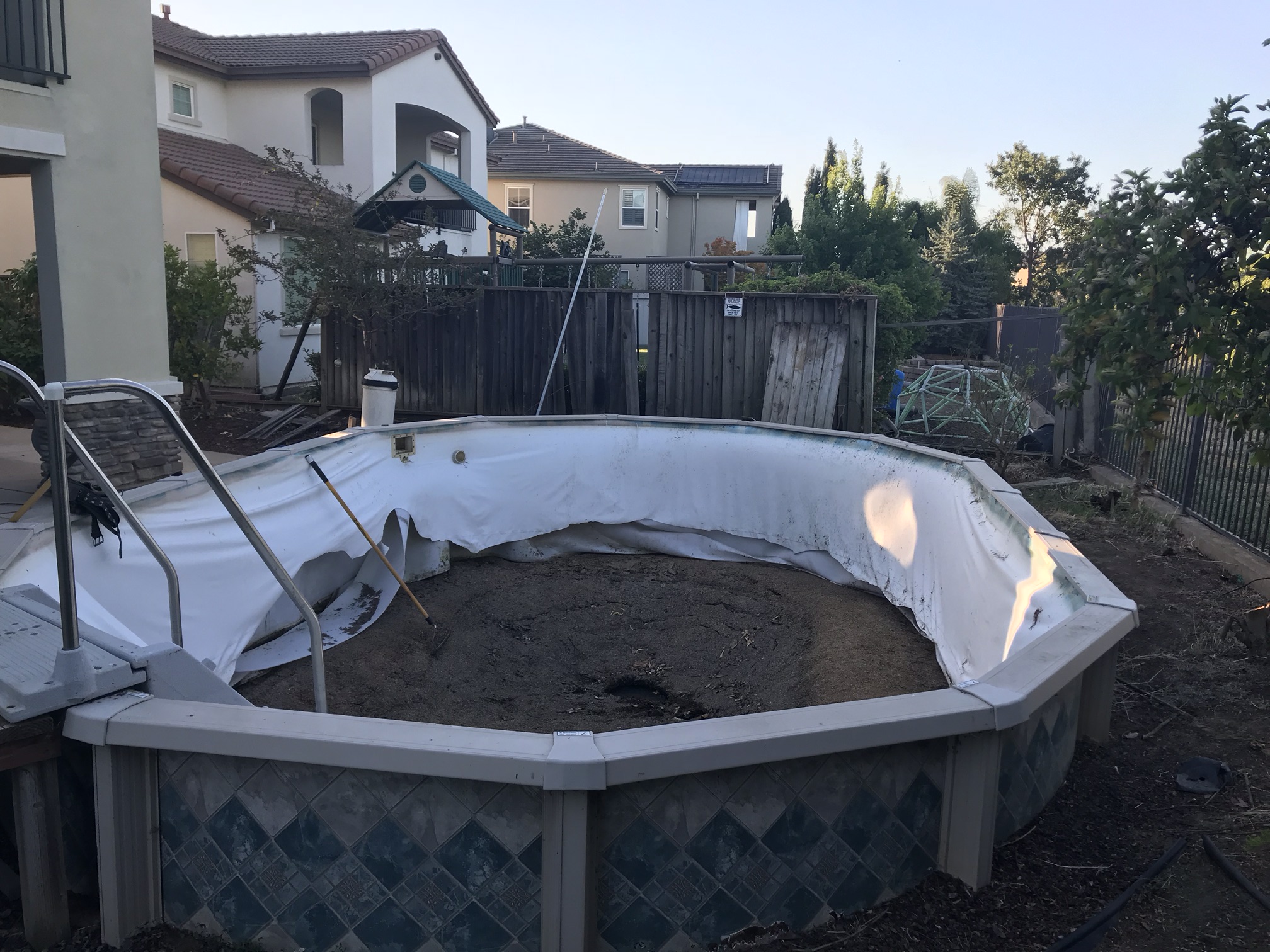 16x24 Above Ground Pool Liner Installation in West Sacramento, CA â ~Above the Rest Pools Inc.~