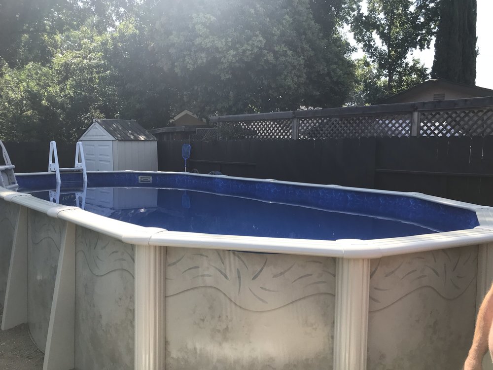 24x12 Above Ground Pool Installation In, Above Ground Pool Installation Sacramento