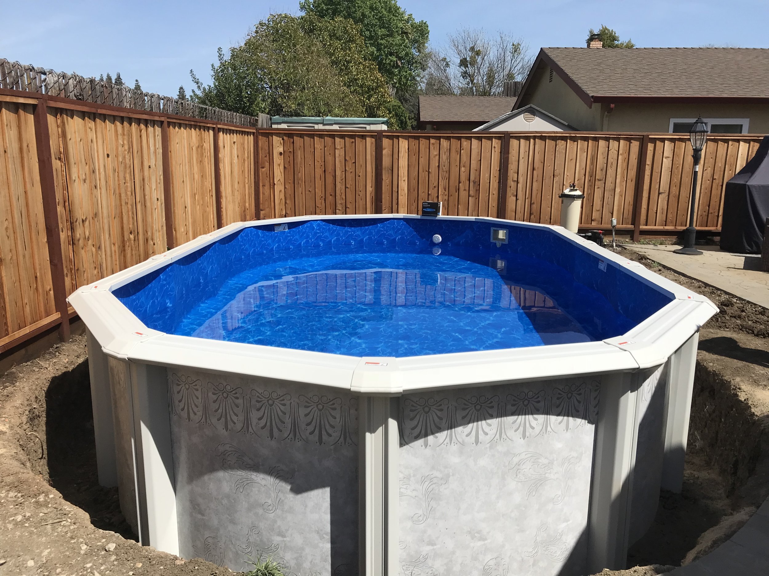 12x20 Above Ground Pool Installation in Fairfield, CA — Above the Rest