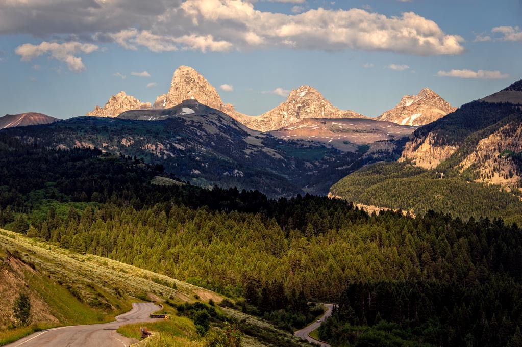 The Teton Range, Alta, Wyoming