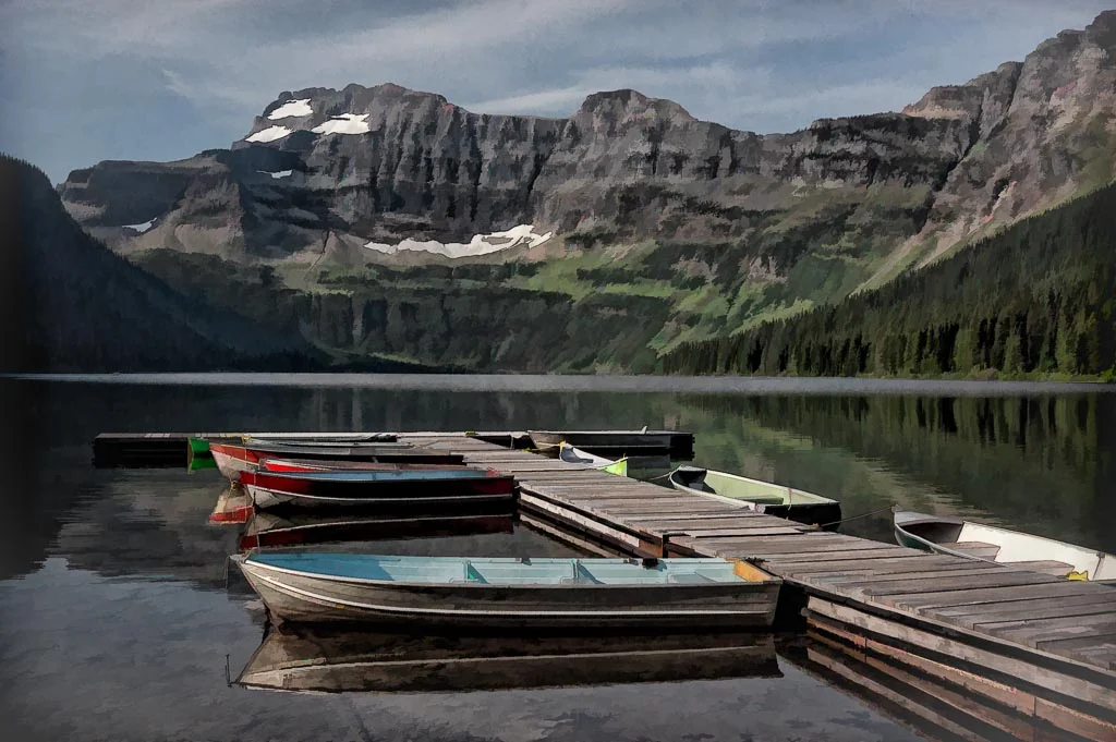 Cameron Lake, Waterton Lakes National Park, Alberta, Canada