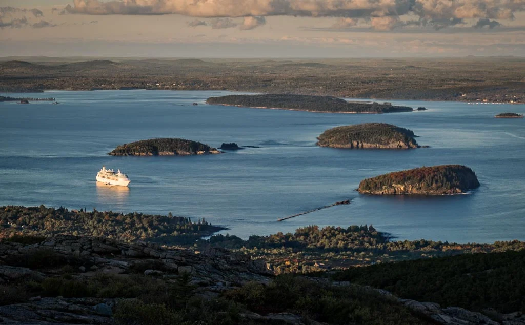View from Cadillac Mountain, Acadia National Park, Maine