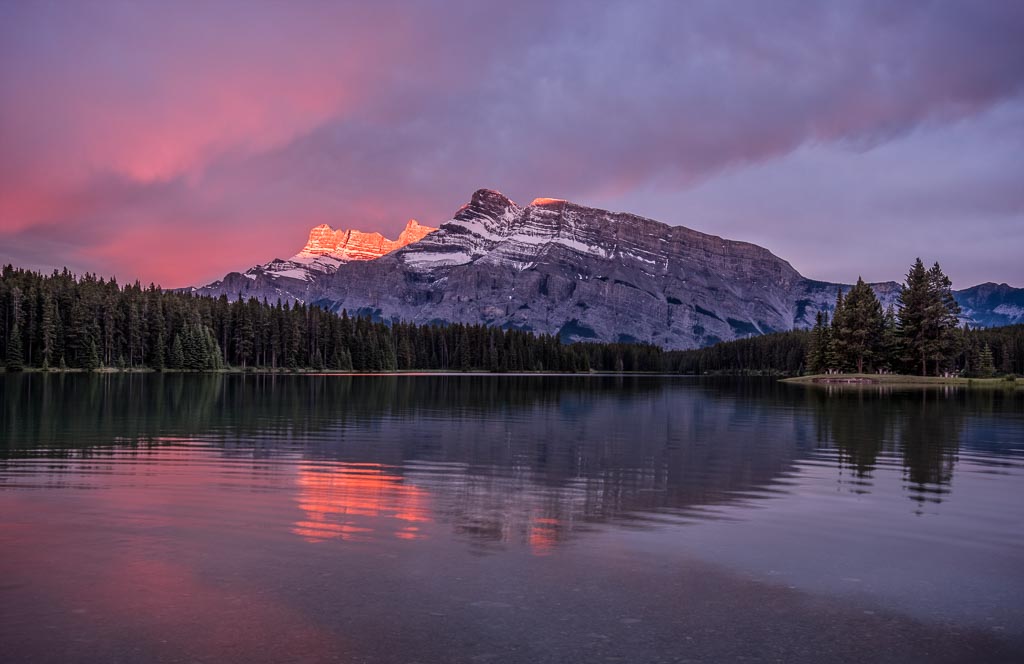 Glowing Mountaintop