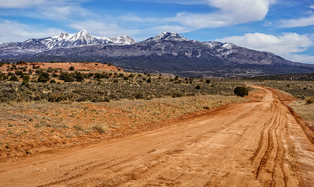 Heading to the La Sals