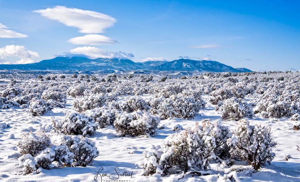 Moab Snowfall