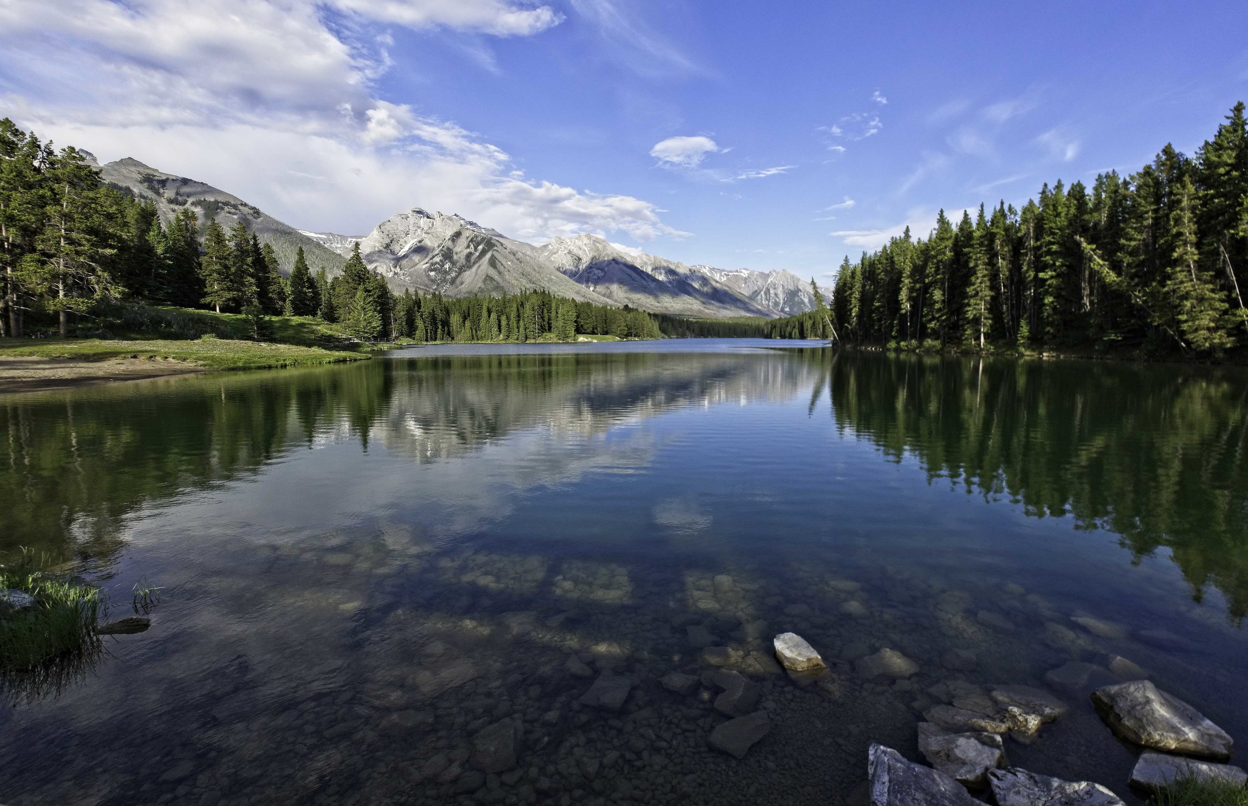 Johnson Lake Beauty - Banff National Park, Alberta