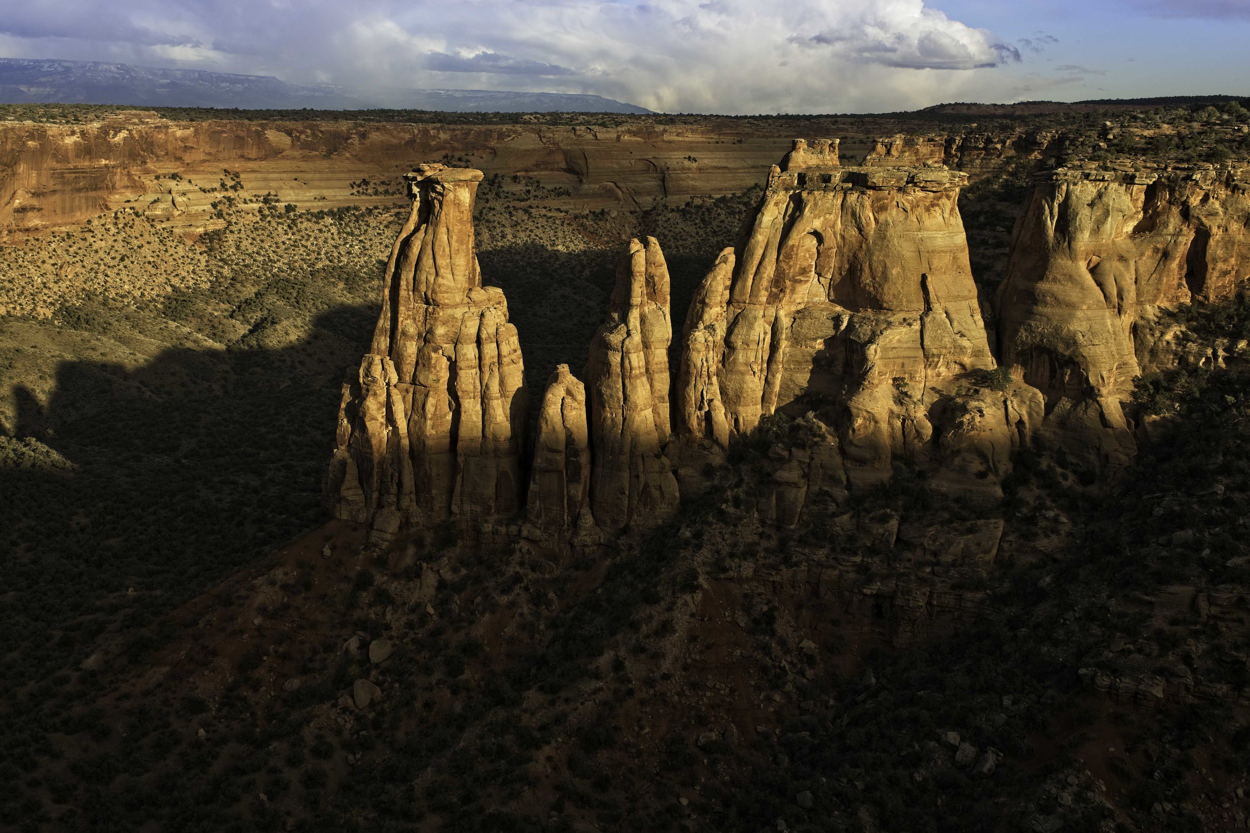 Fading Canyon Light - Colorado National Monument, Colorado