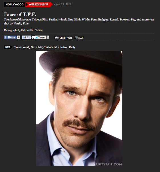  ​Ethan Hawke for vanityfair,co 