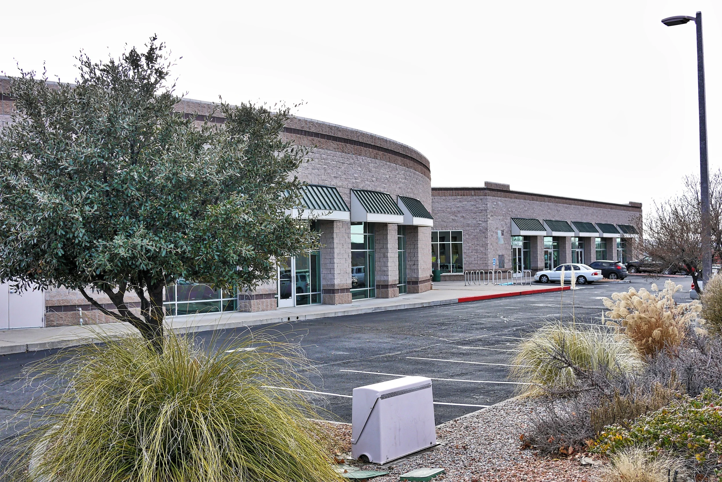 View of north side of building