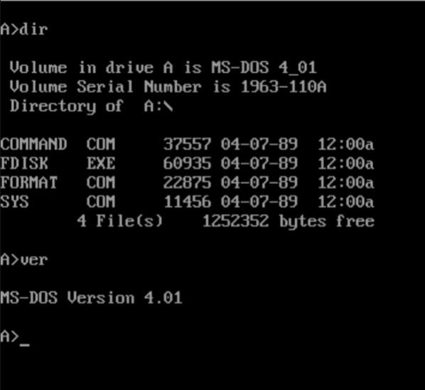 Note the date of this screenshot, 1989 some 5 years after the launch of the Mac.