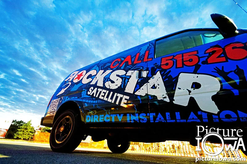 Rockstar Satellite Vinyl Vehicle Wrap