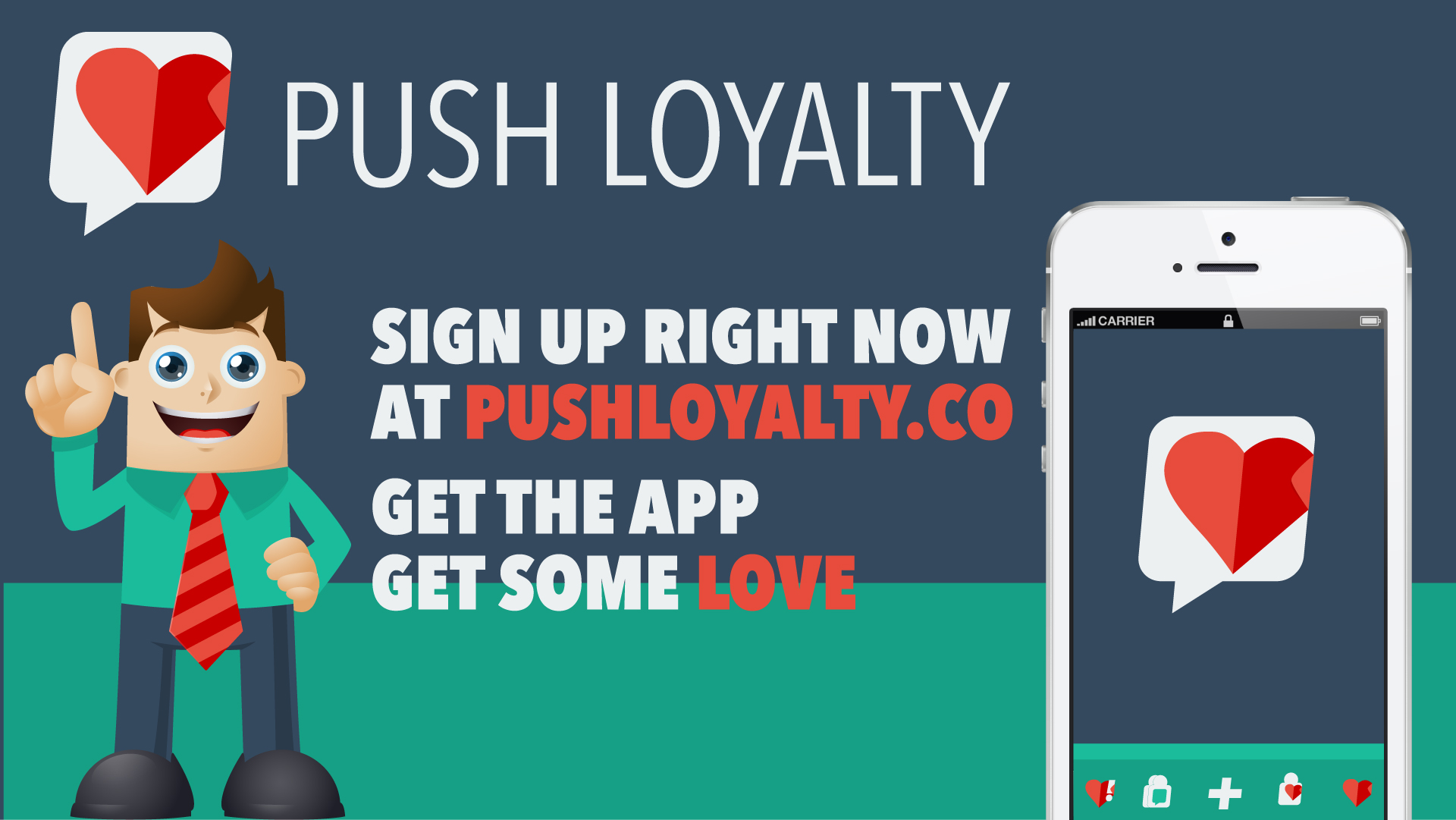 Sign up at pushloyalty.co