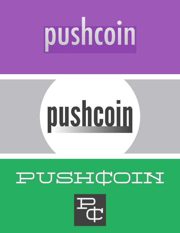 pushcoin logo ideas