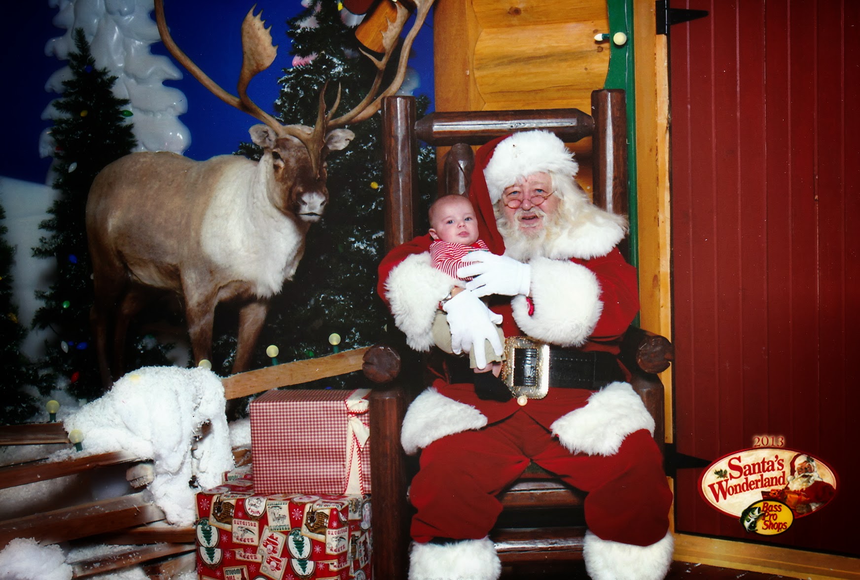 Ryker with Santa