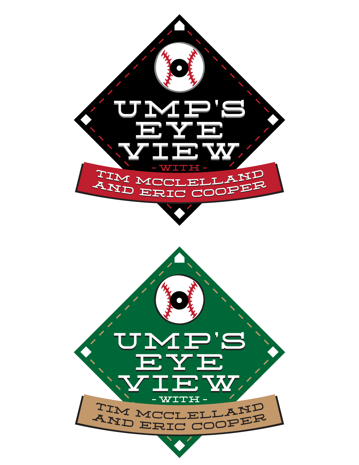 Ump's Eye View logo for a radio show at Rockstar Satellite