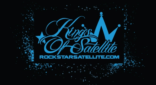 Kings of Satellite "stencil" shirt design