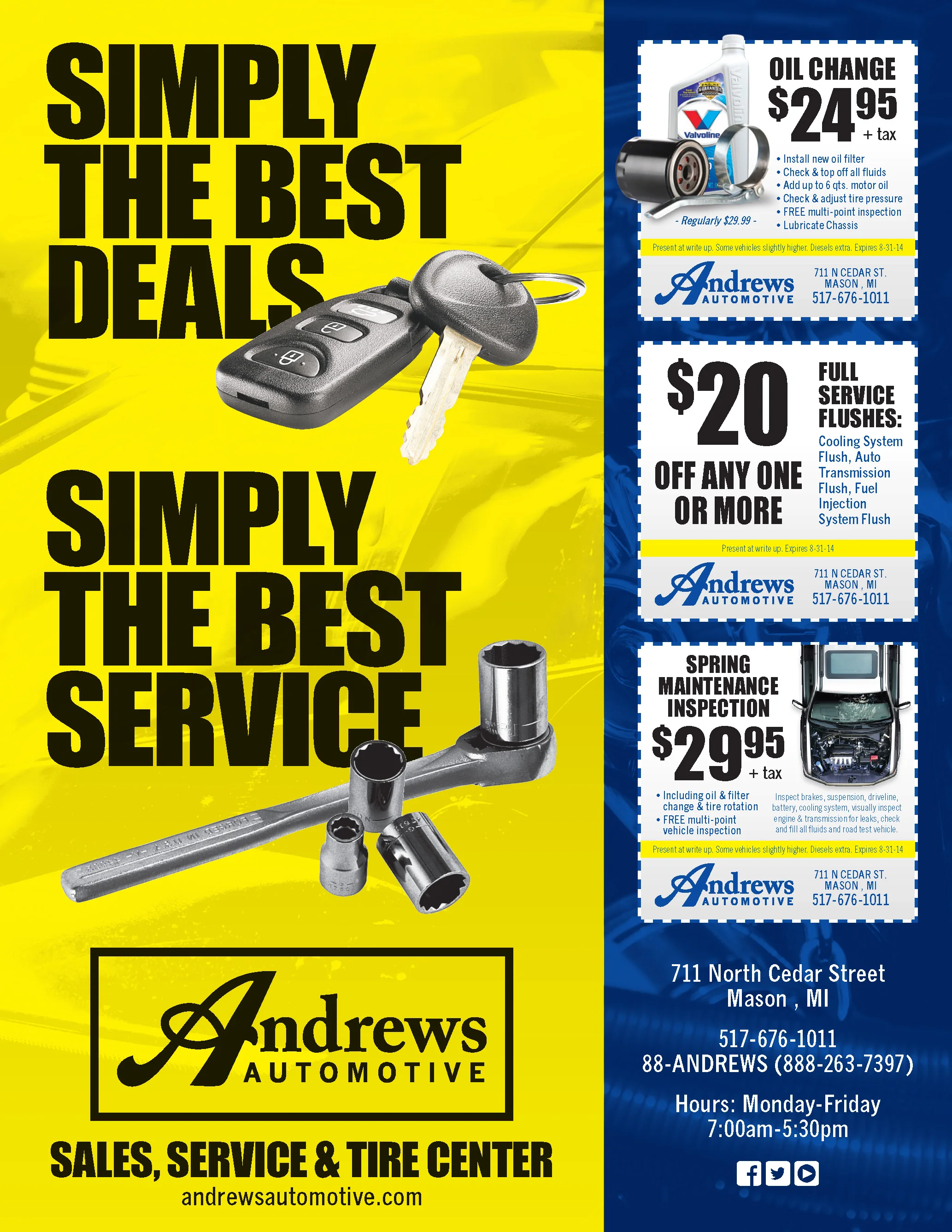 Andrews Automotive ad campaign