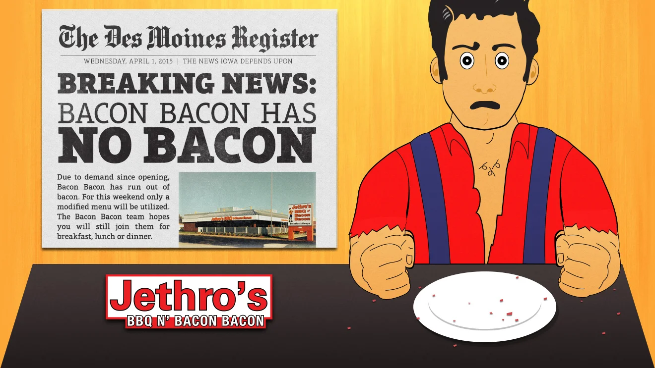 Jethro's BBQ ad campaign