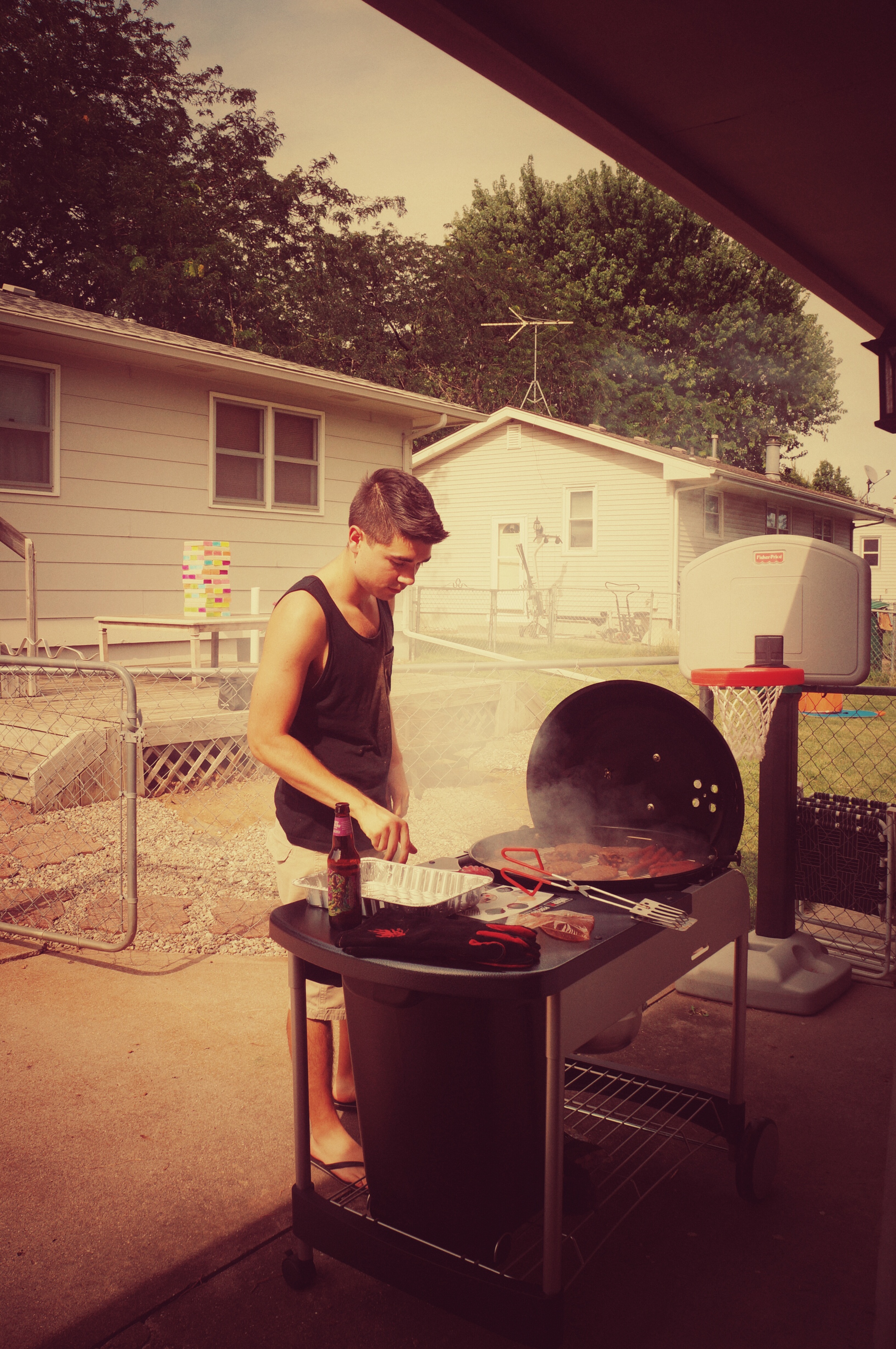 Me on the grill