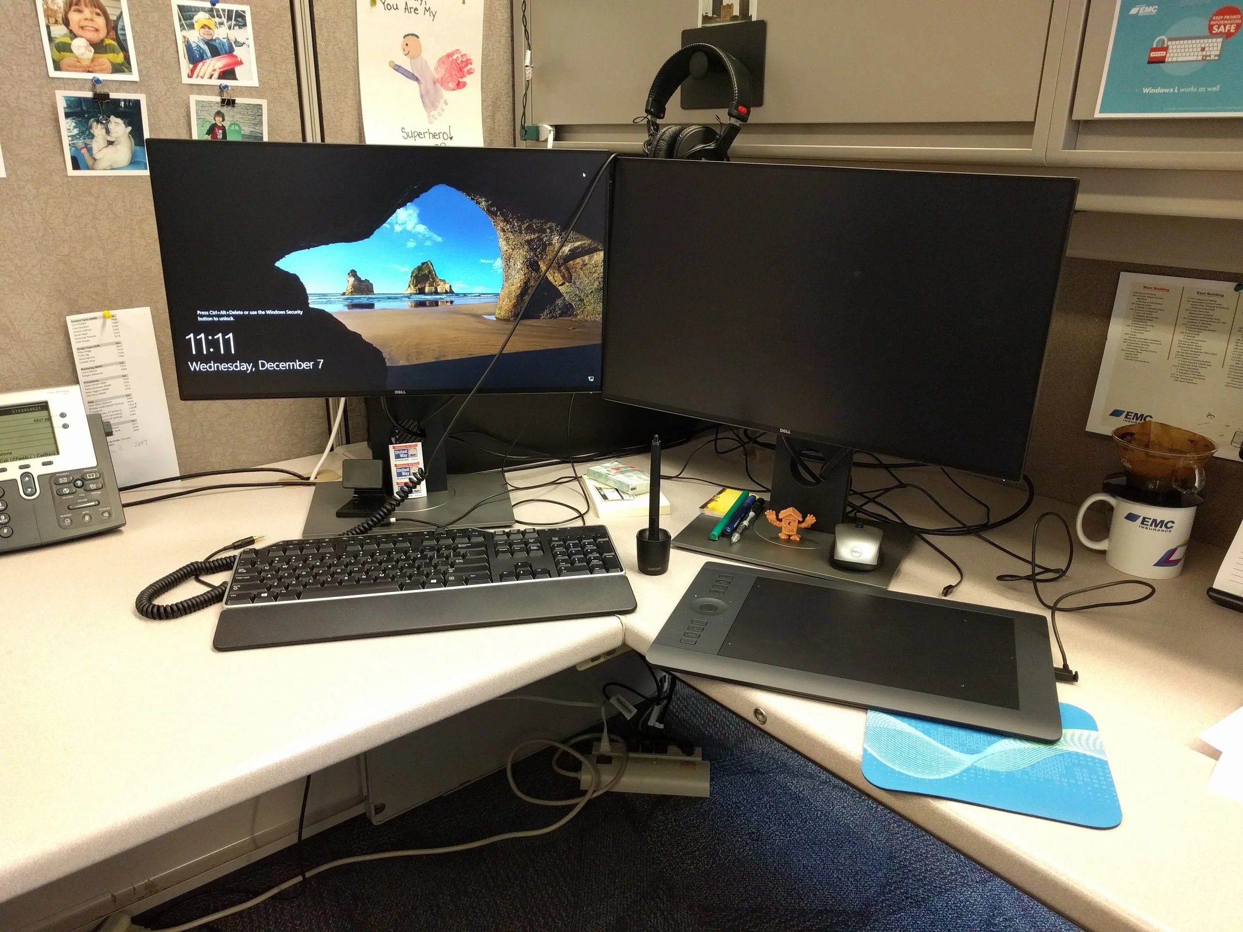 my cube/desk