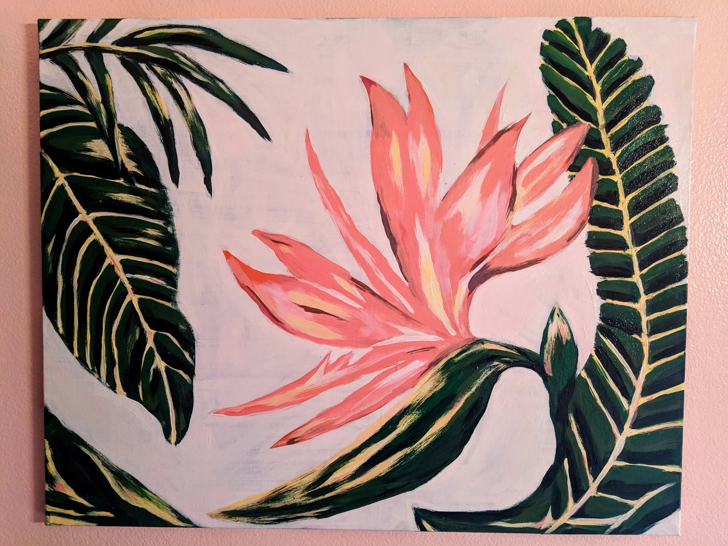 Tropical Flower Painting