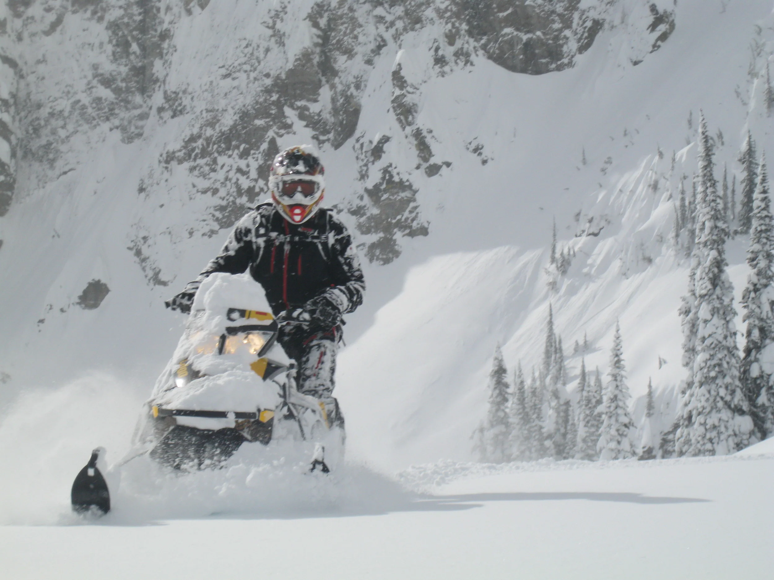  Nadine Overwater getting some on Boulder Mountain 
