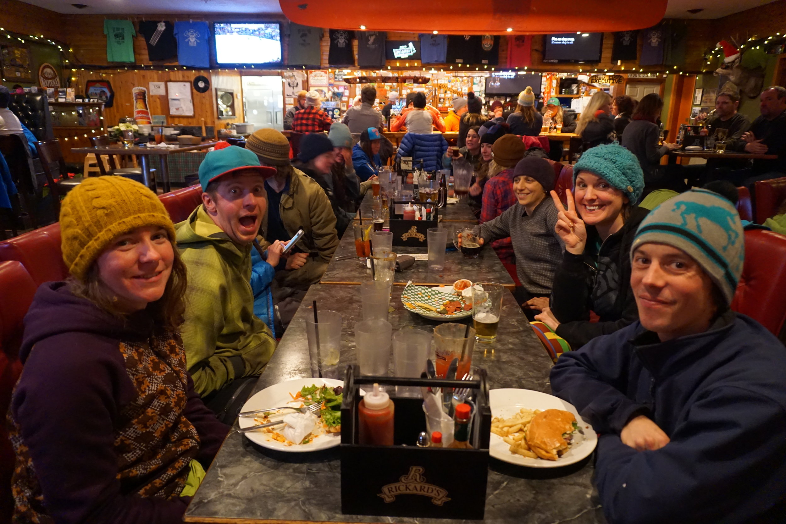 The boys came out to help us with the "drink beer" part of the day....thanks boys! And thanks Big Eddy for the great food and service!