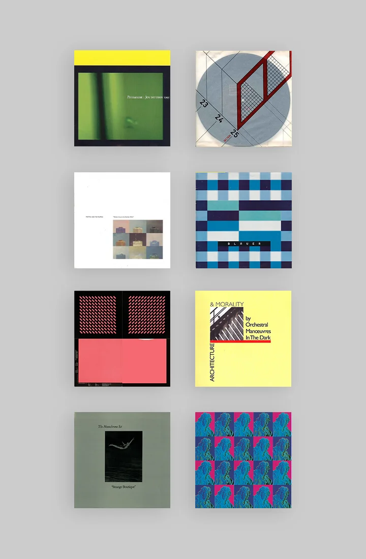Inspiration: A collection of album covers by Peter Saville that blew my young brain