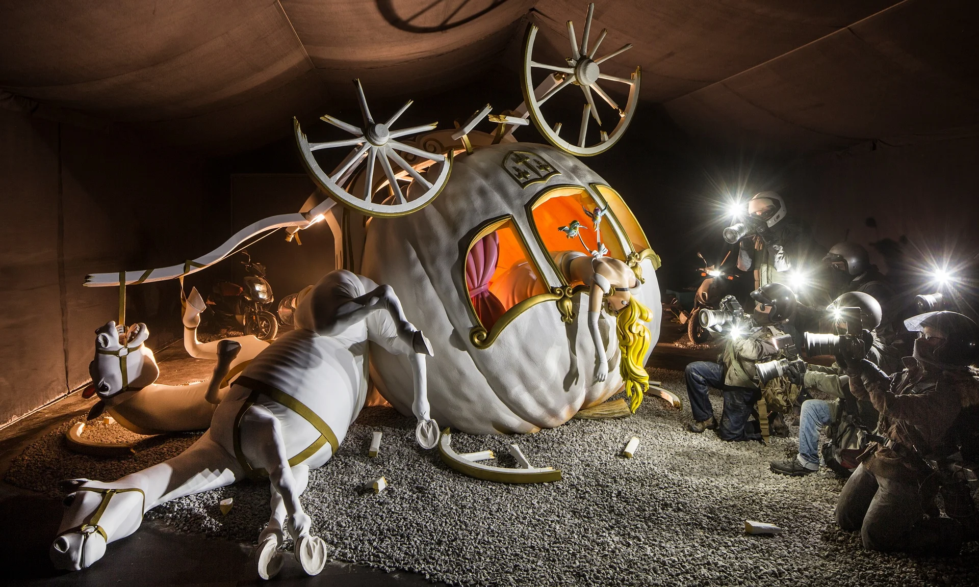 Banksy's Cinderella Installation