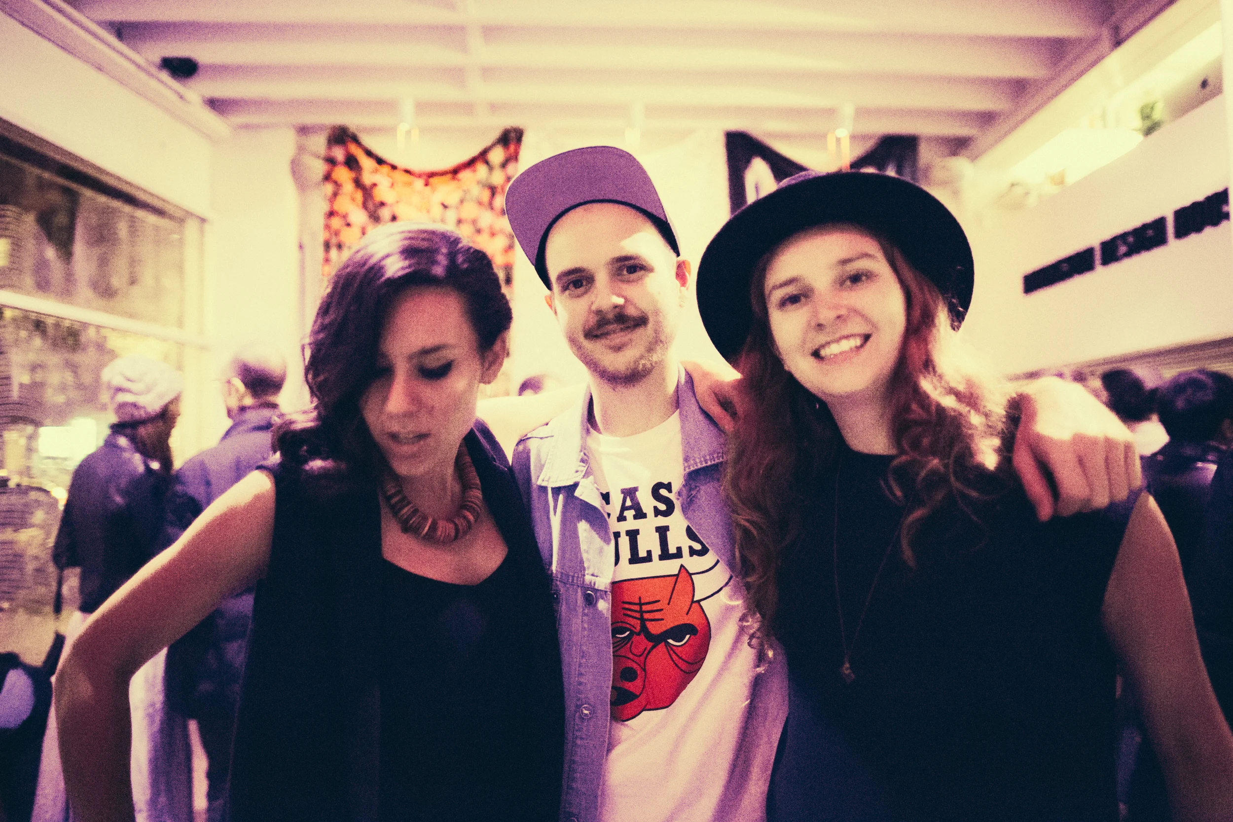 Center: WNW Member Michael Burk who also shot the WNW-PAOM look book
