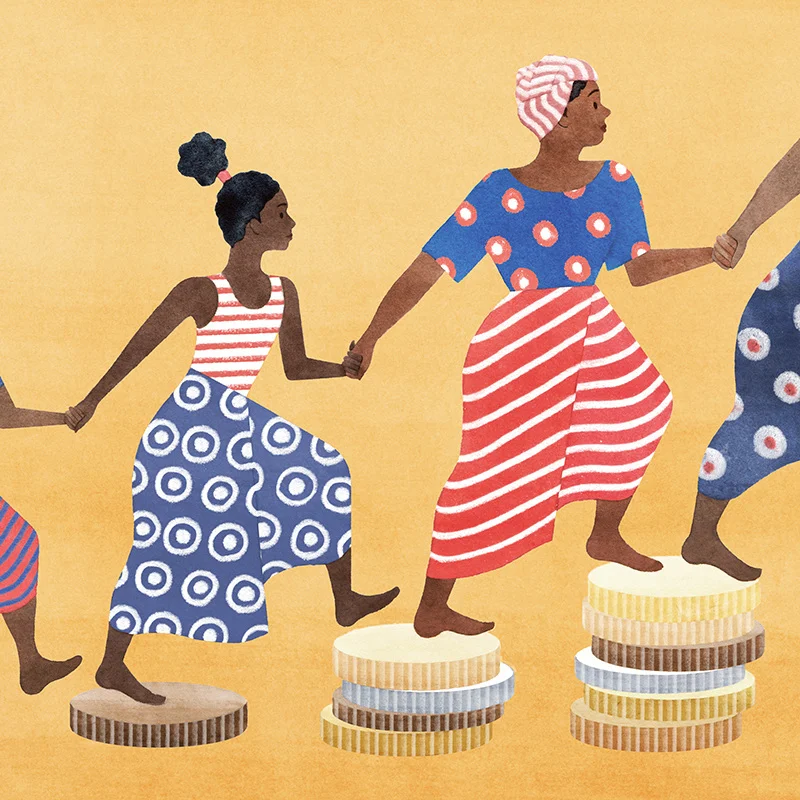 Illustrating the rate of extreme poverty - which has halved in the past 25 years - for the Gates Foundation.
